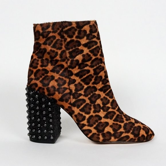 Jessica Simpson Wexton Calf Fur Booties 9.5 39.5 - Picture 3 of 9